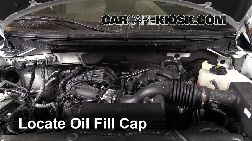 2013 Ford F-150 XLT 3.7L V6 FlexFuel Standard Cab Pickup Huile
